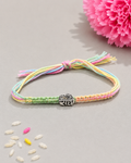 Shree Radhe Pastel Green Colour Rakhi