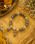 Bow Grey Rakhi Bracelet for Girls