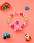 Pink Teddy Bear Kids Light Rakhi