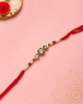 White Stone Rakhi