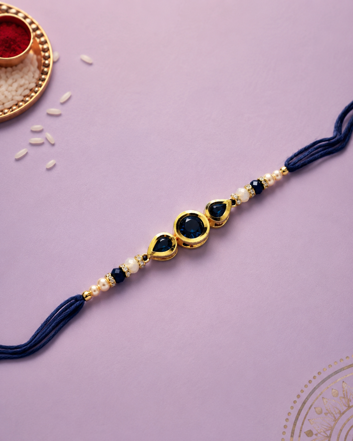 Blue Stone Rakhi