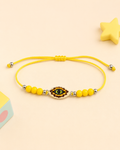Yellow Evil Eye Kids Bracelet Rakhi