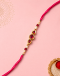 Pink Stone Rakhi